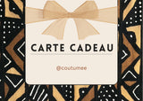 Carte-cadeau exclusive Coutumee