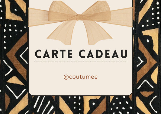 Carte-cadeau exclusive Coutumee